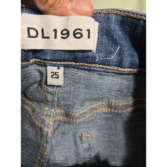 DL 1961 size 25 women's Lara instasculpt cropped flare jeans - Picture 8 of 15